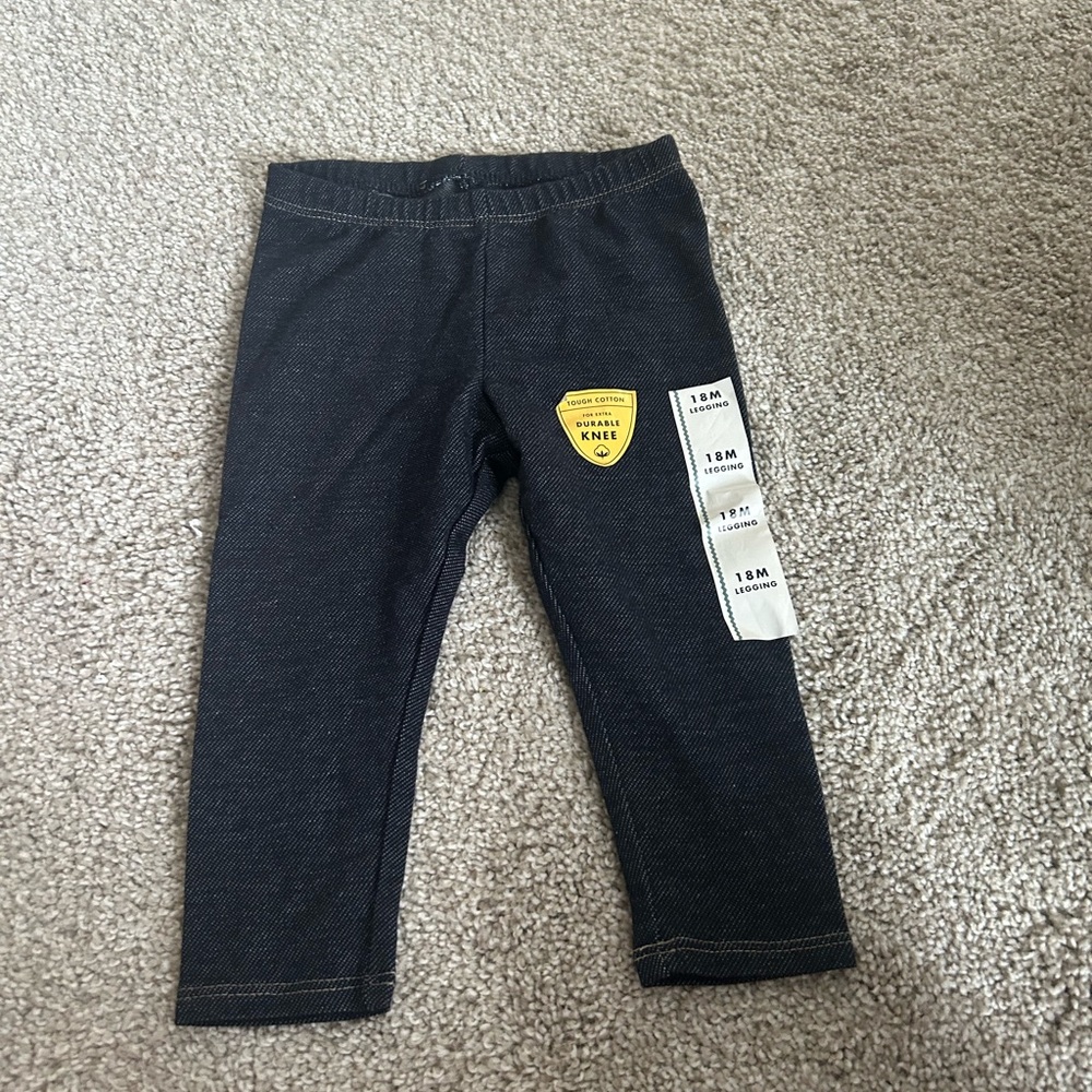 Cat & Jack 18 Month Denim Leggings NWT